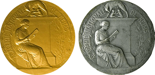 Médailles de lAcadémie Nationale de Reims