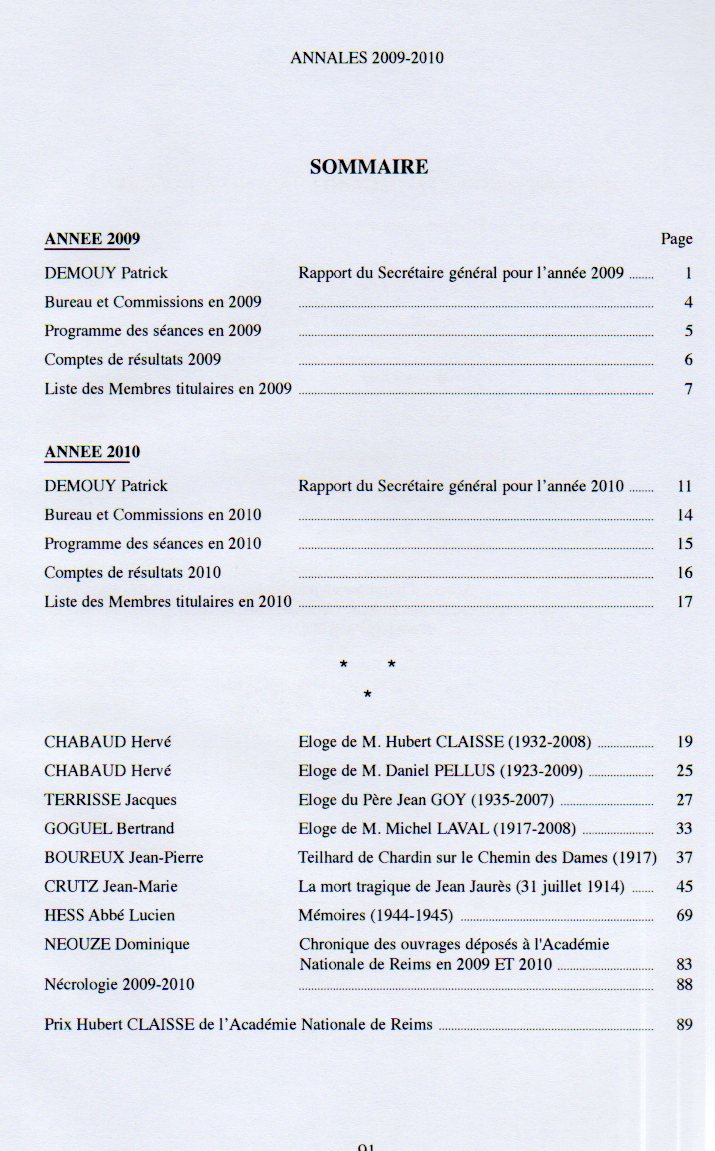 annales sommaire 22