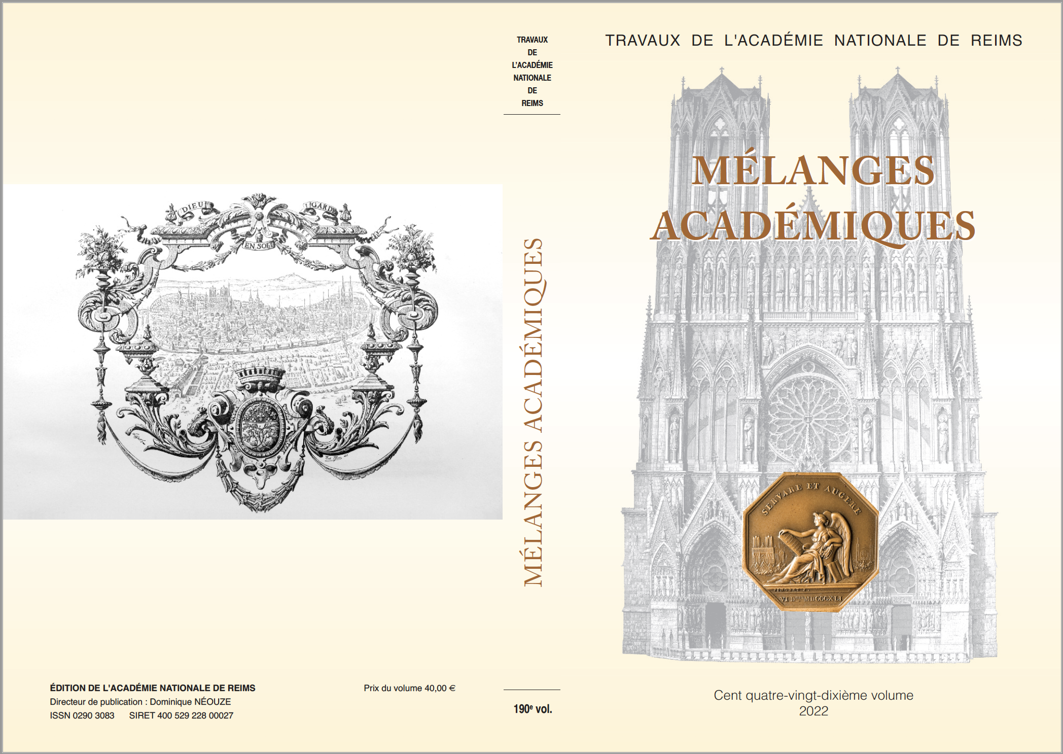 Illustration du livre Mélanges Académiques, publié en septembre 2022